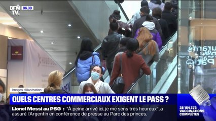 Le pass sanitaire est obligatoire dans les centres commerciaux de plus de 20.000 m2 des départements où le taux d'incidence dépasse les 200