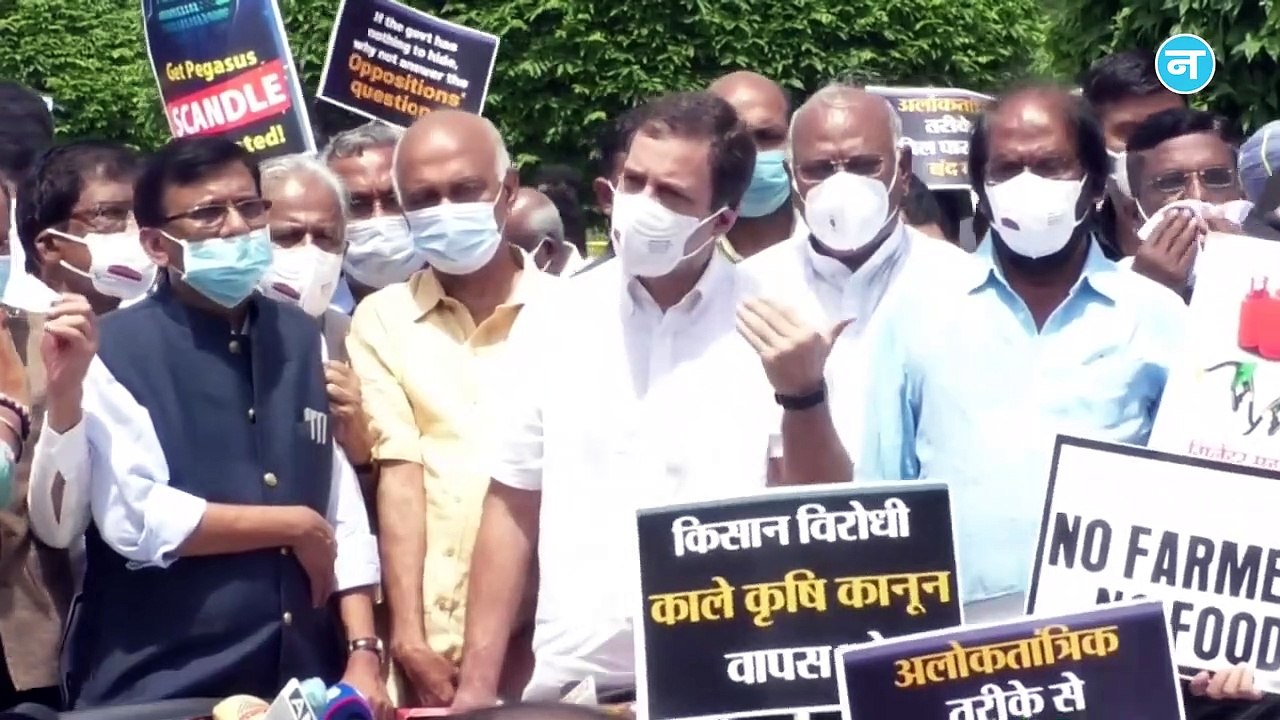 Rahul Gandhi ने कहा, सरकार देश को बेच रही है, पहली बार राज्यसभा में सांसदों की पिटाई हुई