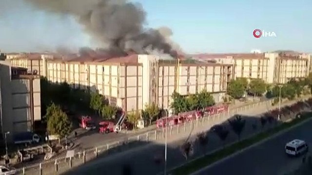 İstanbul’da sanayi sitesinde yangın