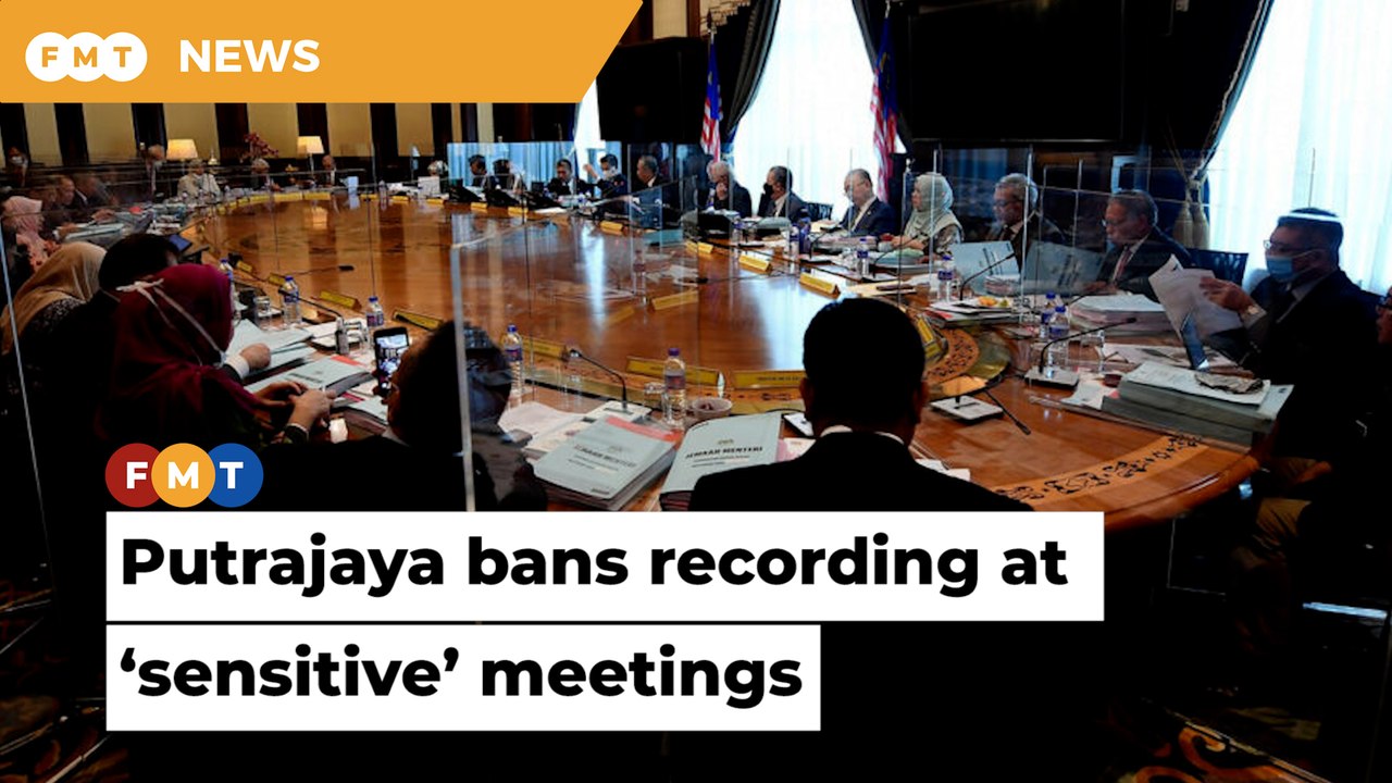 Ban on handphones, recording devices at ‘sensitive’ govt meetings
