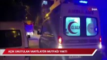 Açık unutulan vantilatör mutfağı yaktı, 3 kişi dumandan etkilendi