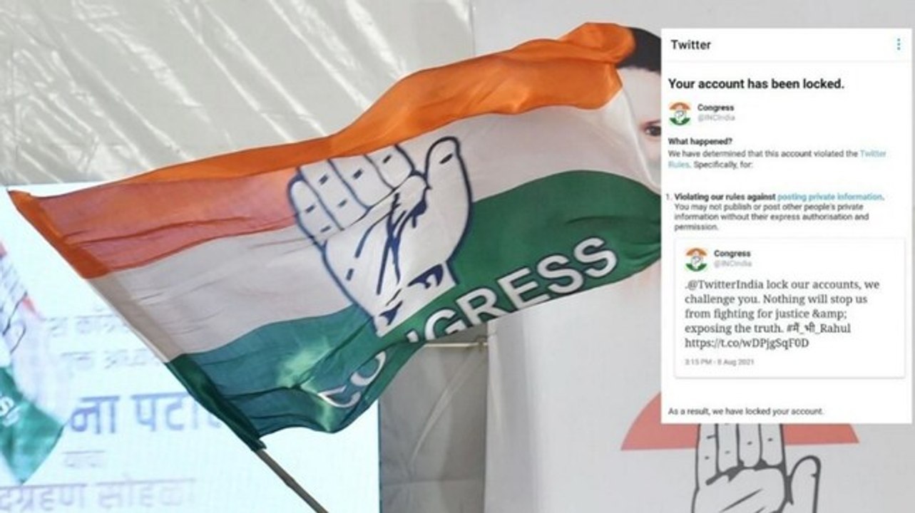 Congress accounts blocked, Twitter says tweets violated rules