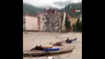 Selin yıktığı bina kameralara böyle yansıdı