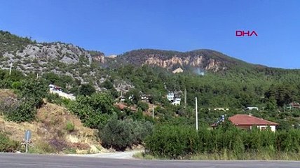 Bucak yangını 21 saatte kontrol altına alındı; 300 hektar alan yandı