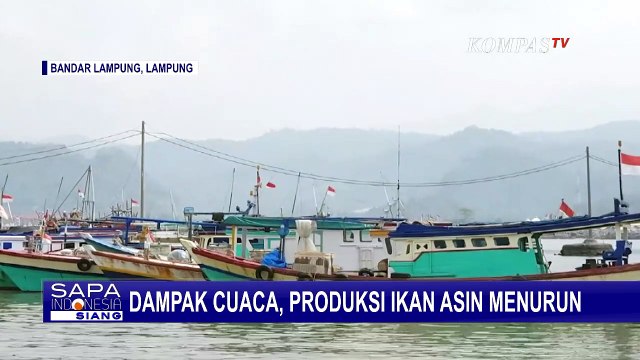 Hasil Produksi Ikan Asin Menurun Akibat Dampak Cuaca