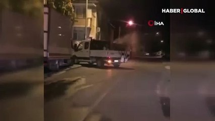 Küçük çocukların tehlikeli eğlencesi korkuttu