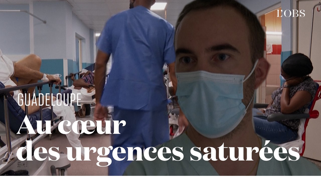 En Guadeloupe, l'hôpital de Pointe-à-Pitre débordé par les patients atteints du Covid