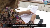 El precio de la luz golpea a los autónomos