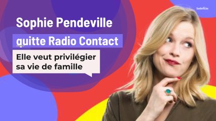 Sophie Pendeville quitte Radio Contact : son remplaçant est déjà connu