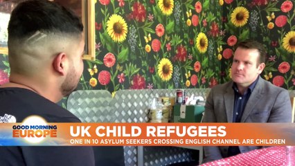 One in ten asylum seekers crossing the Channel is an unaccompanied child, charity says