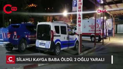 Kütahya'da aileler arasında silahlı kavga: Baba öldü, 2 oğlu yaralı