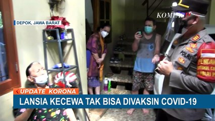 Warga Lansia Kecewa Akibat Gagal Divaksin Covid-19