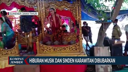 Polisi Bubarkan Hiburan Musik, Sinden Karawitan dan Turnamen Bola Kasti, Karena Memicu Kerumunan