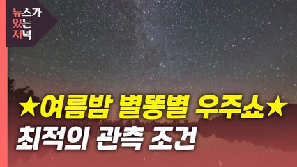[뉴있저] 오늘 밤 별똥별 우주쇼...최적의 관측 조건 / YTN