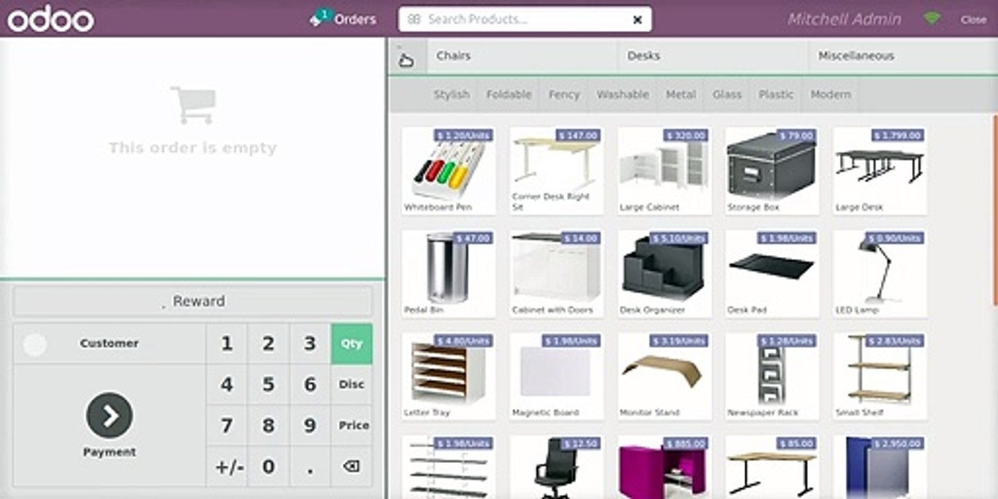 How to Add Tags on Products and Filter Products in Point Of sale | Odoo | Browseinfo
