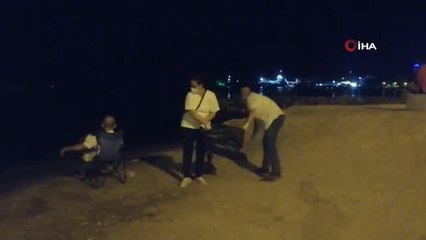 Erdek Kurbağalıdere plajında temizlik çalışması