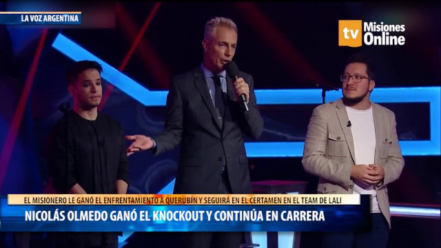 Nicolás Olmedo ganó el knockout y continúa en carrera