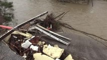 Son dakika haber: KASTAMONU - Azdavay ilçesinde sel nedeniyle köprü çöktü