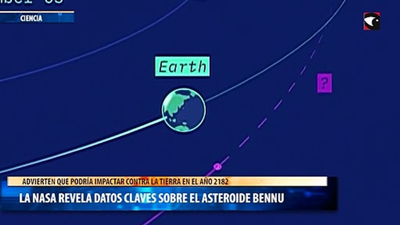 La Nasa revela datos claves sobre el asteroide Bennu