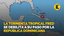 La tormenta tropical Fred se debilita a su paso por la República Dominicana