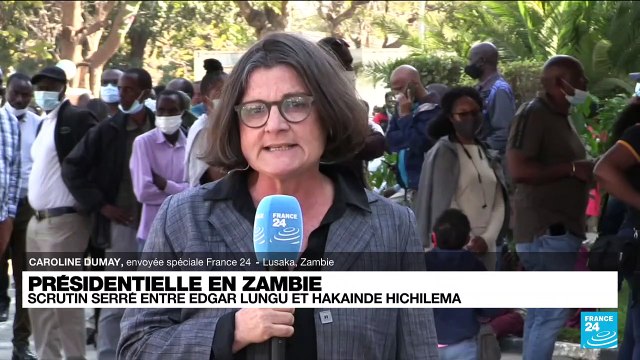 Présidentielle en Zambie : scrutin serré entre Edgar Lungu et Hakainde Hichilema