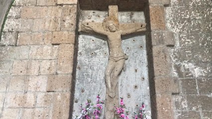 Orvieto, il Cristo scolpito nella rupe: "Un unicum risalente al 1600, sconosciuto ai piu'"
