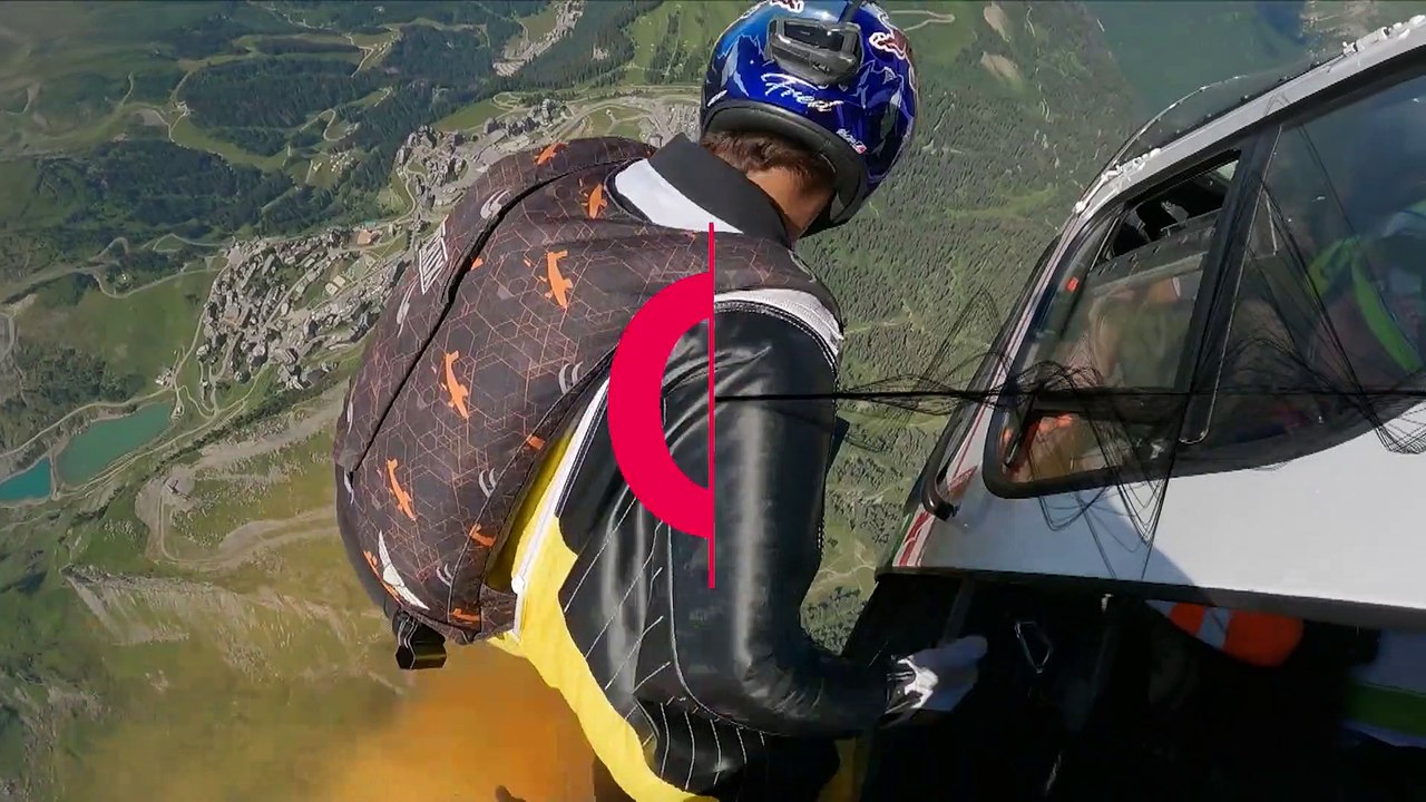 A 250km/h au dessus de la station d'Avoriaz en wingsuit