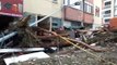 Kastamonu'nun selin ardından sokaktaki yıkım görüntülendi