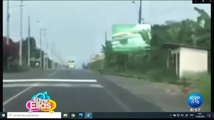 Irresponsabilidad en las carreteras: 2 buses interprovinciales compiten y por poco causan choque