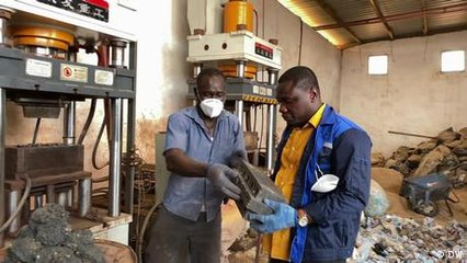 Getting people in plastic houses in Ghana