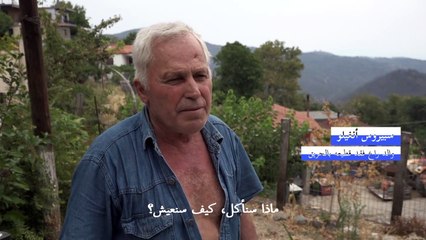 كارثة تحل بمربي المواشي والنحل جراء حرائق اليونان