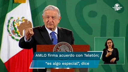 Firma Gobierno Federal acuerdo con Teletón para rehabilitar a menores con discapacidad
