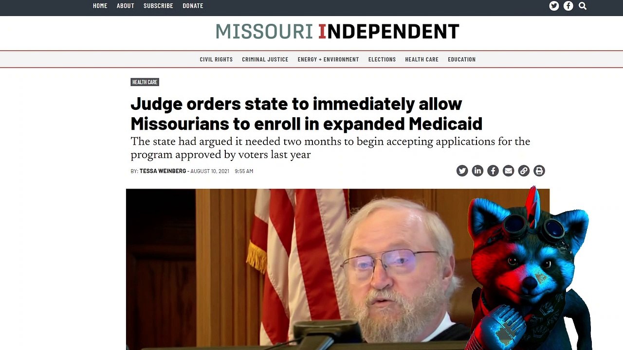 Missouri Judge State To Immediately allow People to enroll in expanded Medicaid