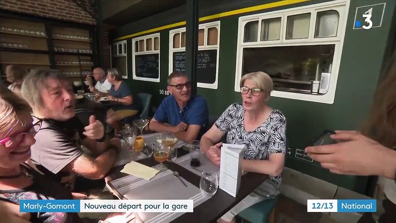 Aisne : une gare transformée en restaurant