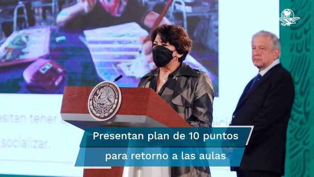 SEP presenta plan de 10 puntos para el regreso a clases presenciales