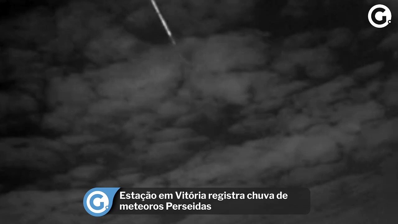 Estação em Vitória registra chuva de meteoros P...