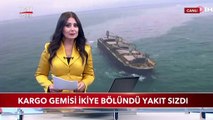 Dehşete Düşüren Görüntü: Yük Gemisi Denizin Ortasında İkiye Bölündü! - TGRT Haber