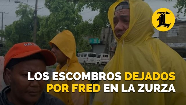 Los escombros dejados por Fred en la Zurza