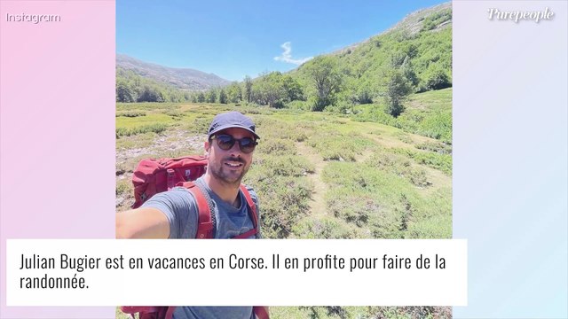 Julian Bugier : Barbe et sac à dos, le présentateur profite de ses vacances