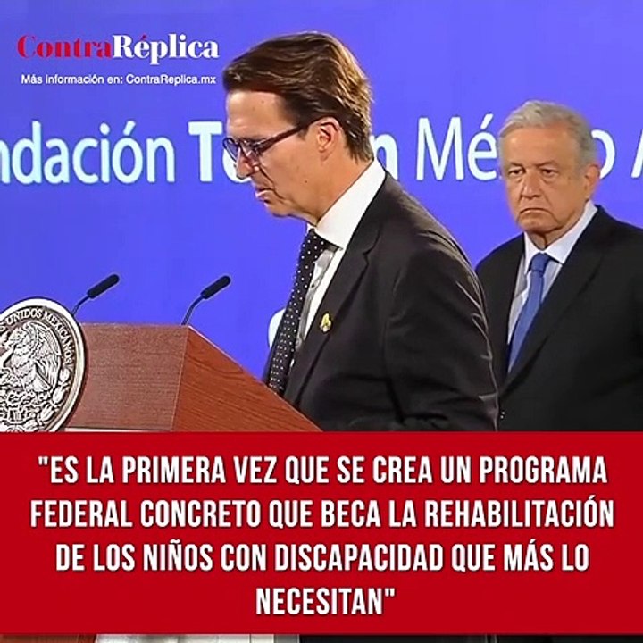 "Es la primera vez que se crea un programa federal concreto que beca la rehabilitación de los niños con discapacidad que más lo necesitan", subrayó Fernando Landeros, presidente de Teletón México.