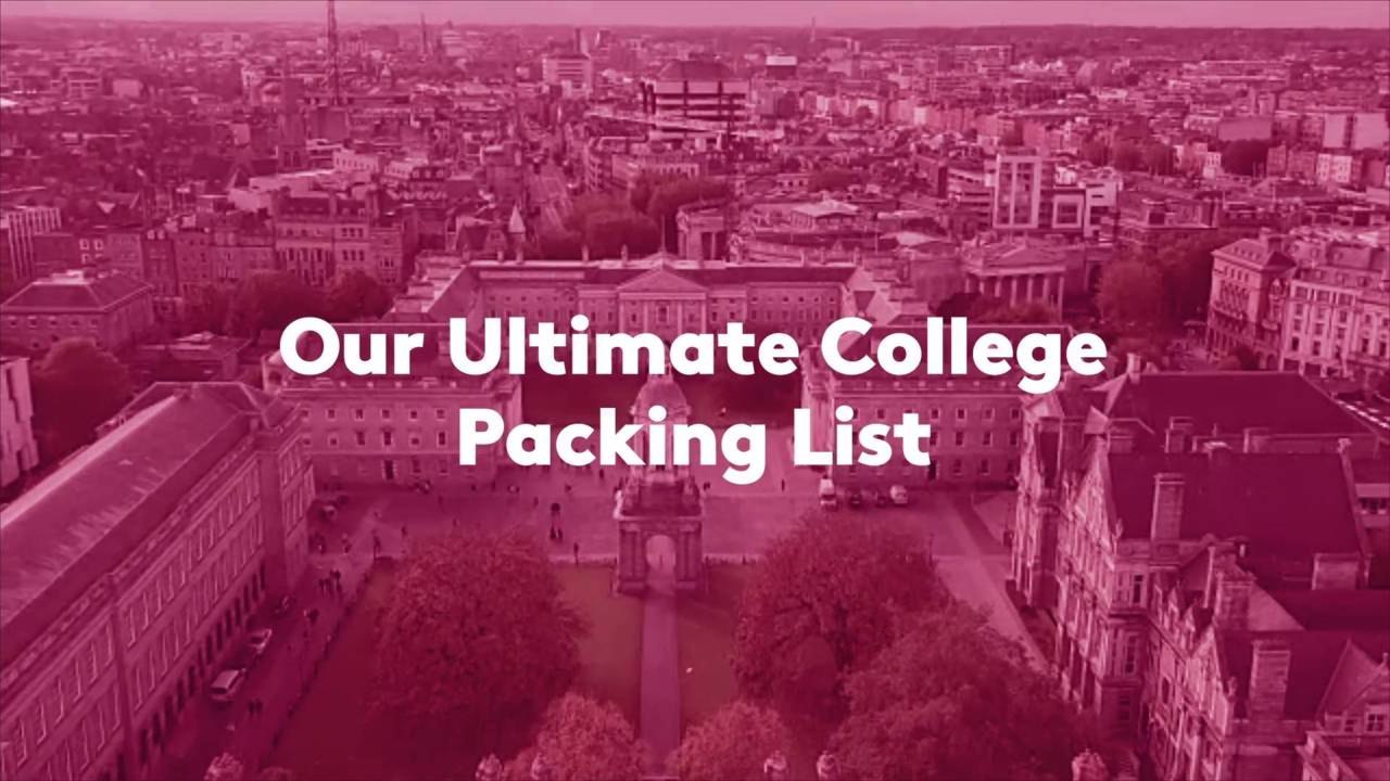 Our Ultimate College Packing List