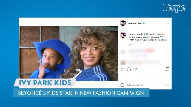 See Beyoncé with Daughter Blue Ivy, 9½, and Twins Rumi and Sir, 4, in New IVY PARK Kids Ad