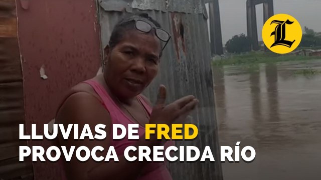 Lluvias de Fred provoca crecida río Ozama y residentes temen siga continuando