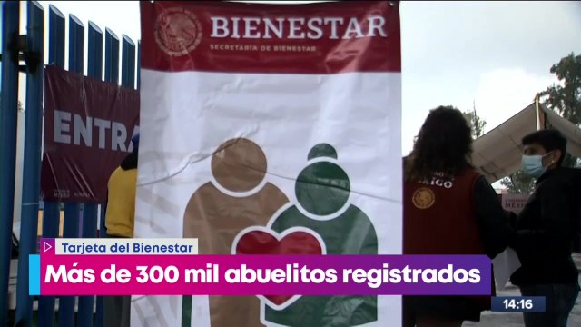 Más de 300 mil abuelitos ya se registraron para la Pensión del Bienestar