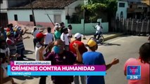 Acusan a autoridades de Venezuela de crímenes contra la humanidad