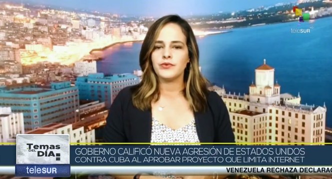 Cuba denuncia agresión del Senado de EE.UU. mediante enmienda sobre internet en la Isla