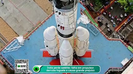 Índia perde satélite falha em propulsor derruba foguete e causa grande prejuízo