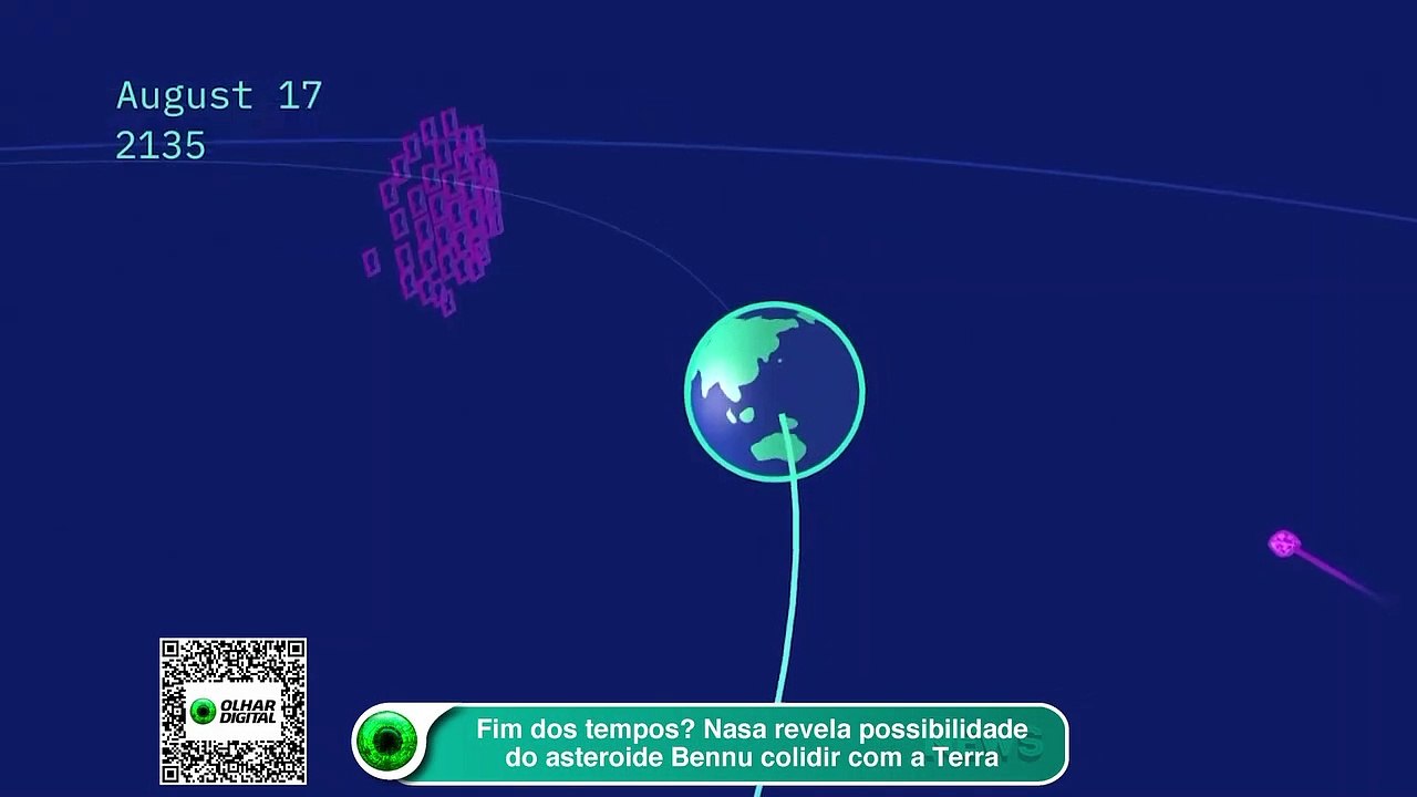 Fim dos tempos Nasa revela possibilidade do asteroide Bennu colidir com a Terra