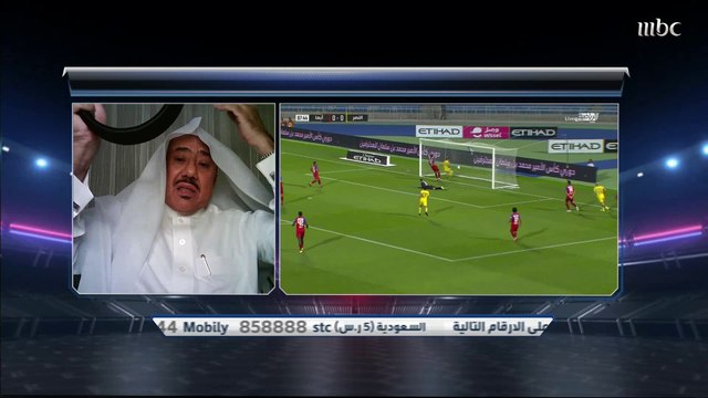 الدغيثر يرفع العقال على الهواء احتراما لنور الدين مرابط