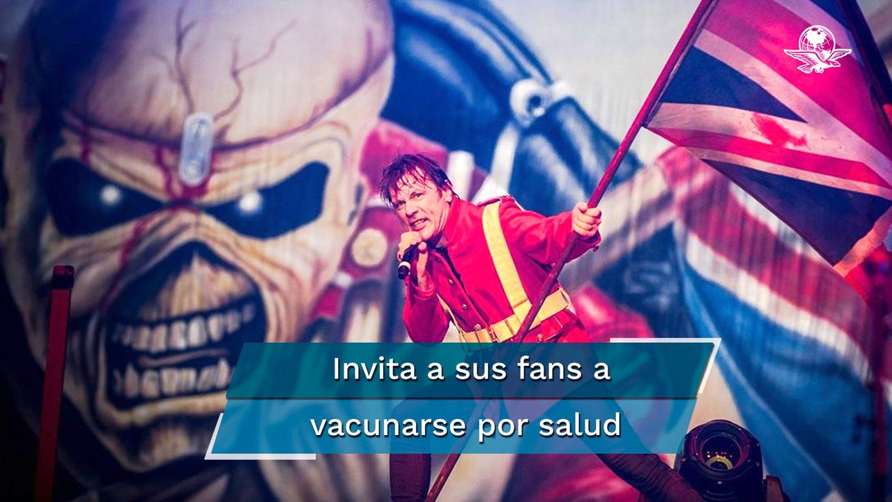Bruce Dickinson, líder de Iron Maiden, dio positivo a Covid-19